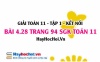 Bài 4.28 SGK Toán 11 tập 1 Kết nối tri thức